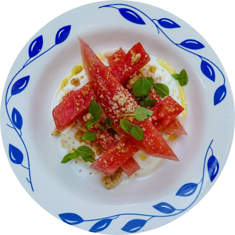 Pastèque marinée au citron vert